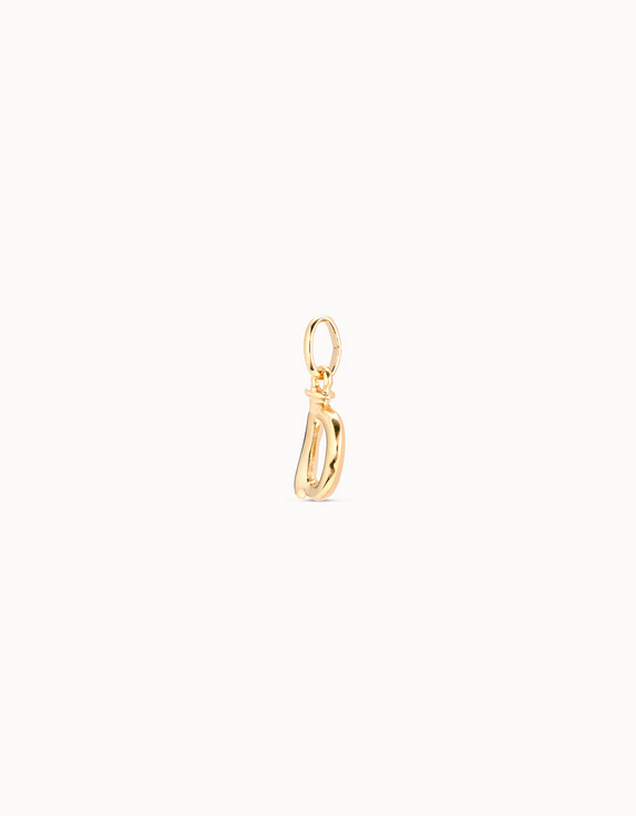 Medium D Initial Berlock - Guld
