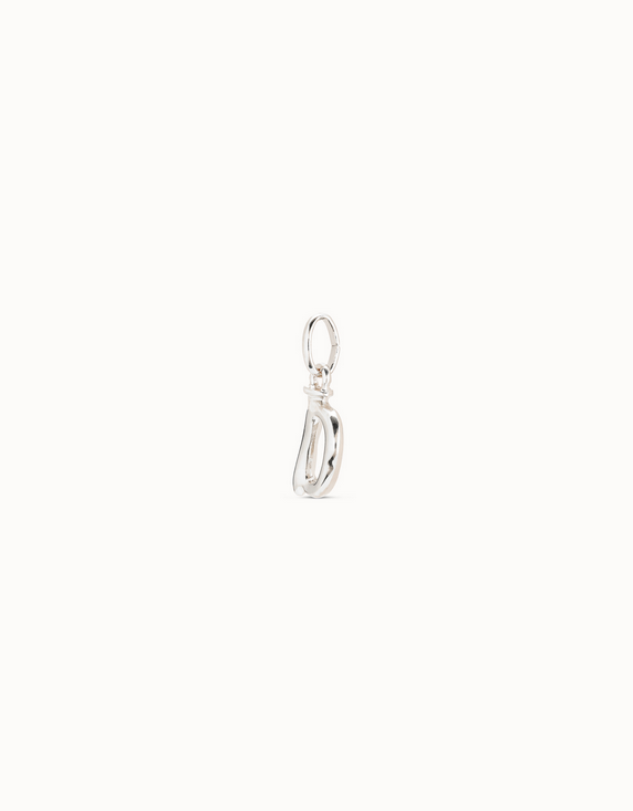 Medium D Initial Berlock - Silver