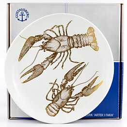ポール・ホフ  Arter i faraシリーズ  ヨーロッパザリガニ  コレクターズプレート  1985年  25cm〈箱付き〉[サンプル画像]
