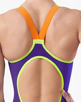 Jaked JKATANA open back, tävlingbadsdräkt PURPLE CONCEPT