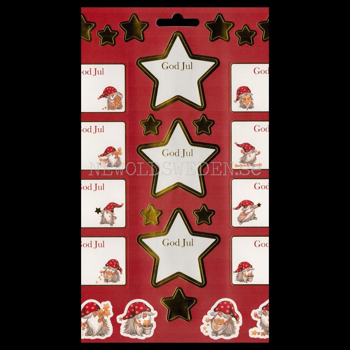 Juladresslapp & Stickers 80 stycken - Mialotta Arvidsson Mars- LO - 3