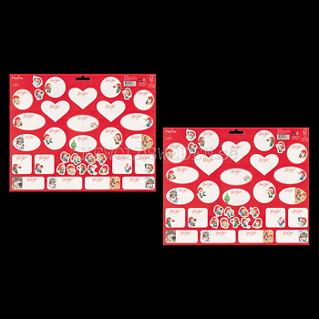 Juladresslapp & Stickers 80 stycken - Inger Wikström Oredsson - LO