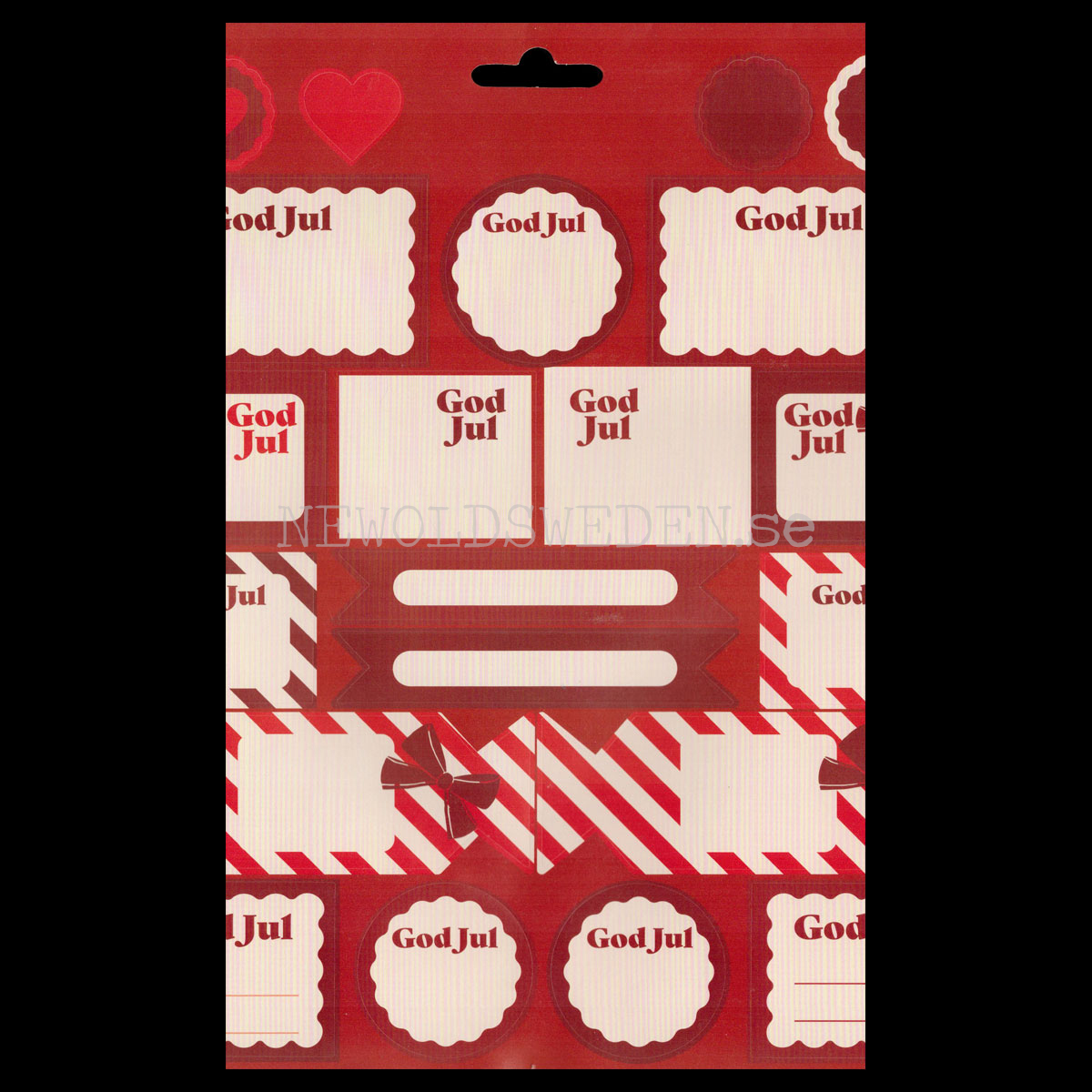 Juladresslapp & Stickers 80 stycken - LO - 3