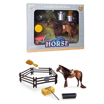 Lekset Brun Häst
