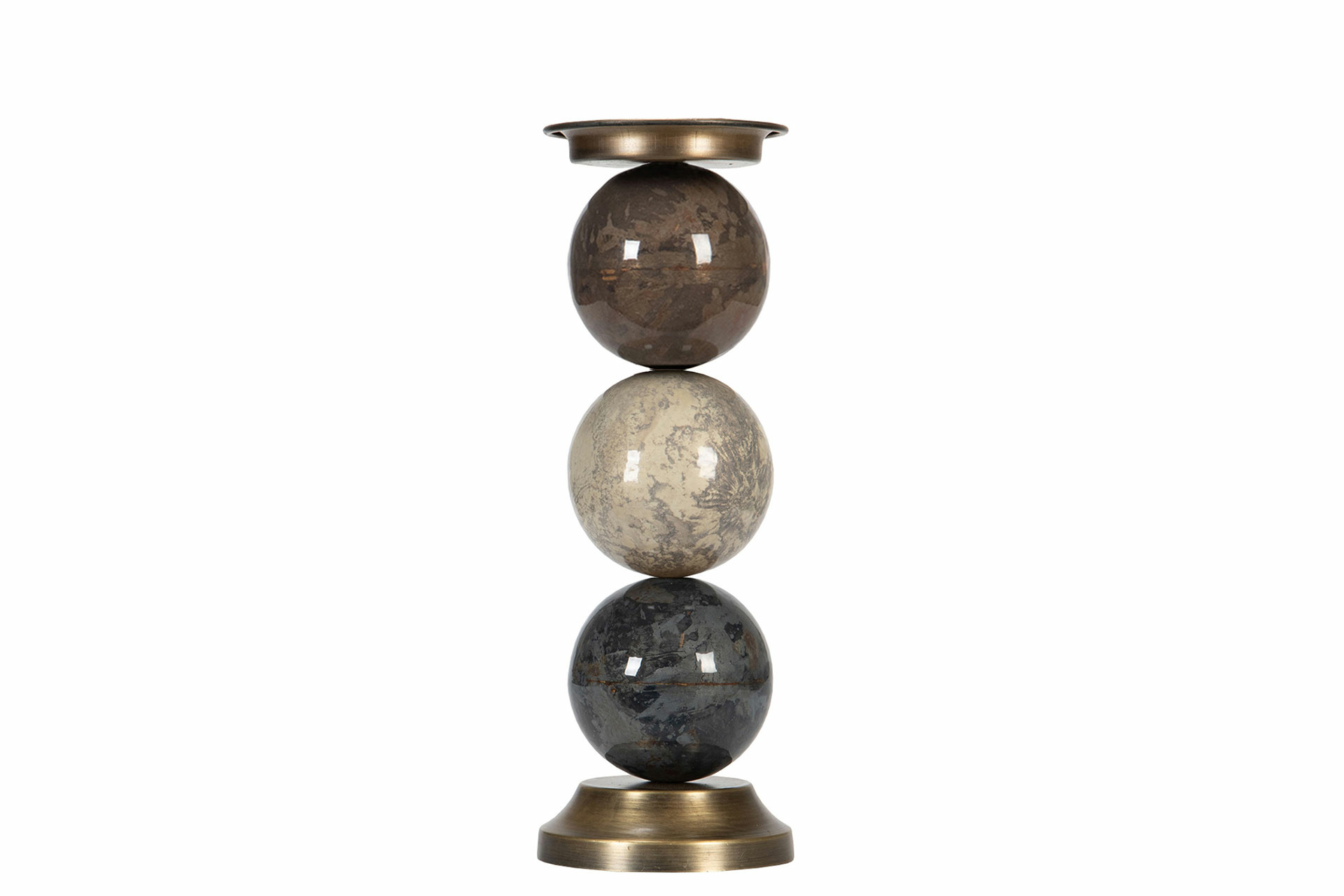 Ljusstake Blockljus Multi Stone