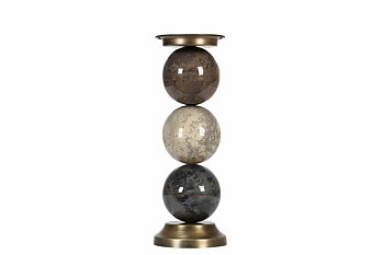 Ljusstake Blockljus Multi Stone