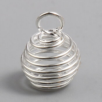 Berlock - Pärlbur, Silver 12mm