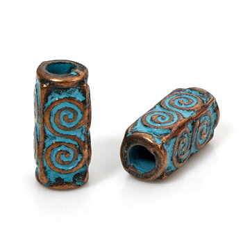 Mellandel , Cylinder , Patina koppar