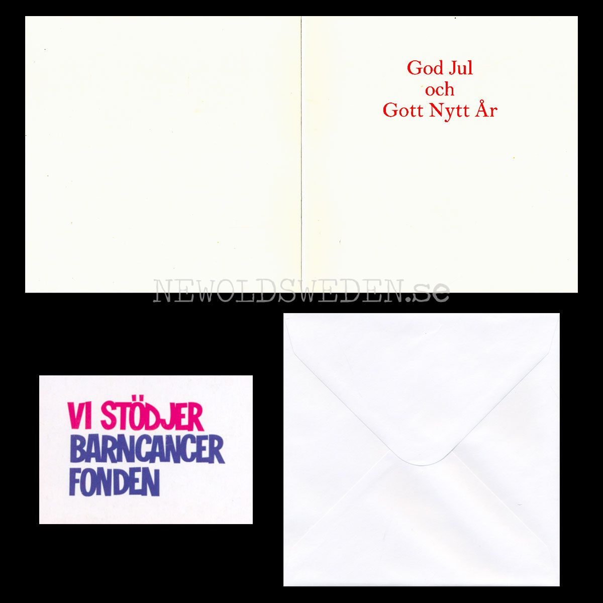 Julkort Barncancerfonden 10-pack med kuvert -  2 motiv - Åsa Gustafsson - 5