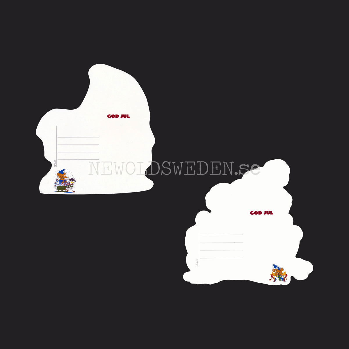 Bamse Julkort 4-pack - Rune Andréasson - LO - 5