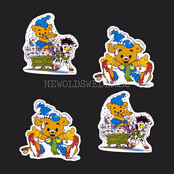 Bamse Julkort 4-pack - Rune Andréasson - LO