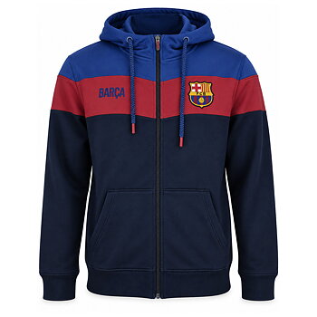 FC Barcelona Hoodie Dragkedja