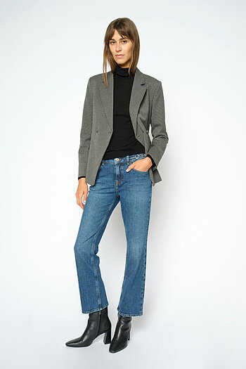 Mos Mosh - MMAshley Galleon Raw Jeans Blue Ankle