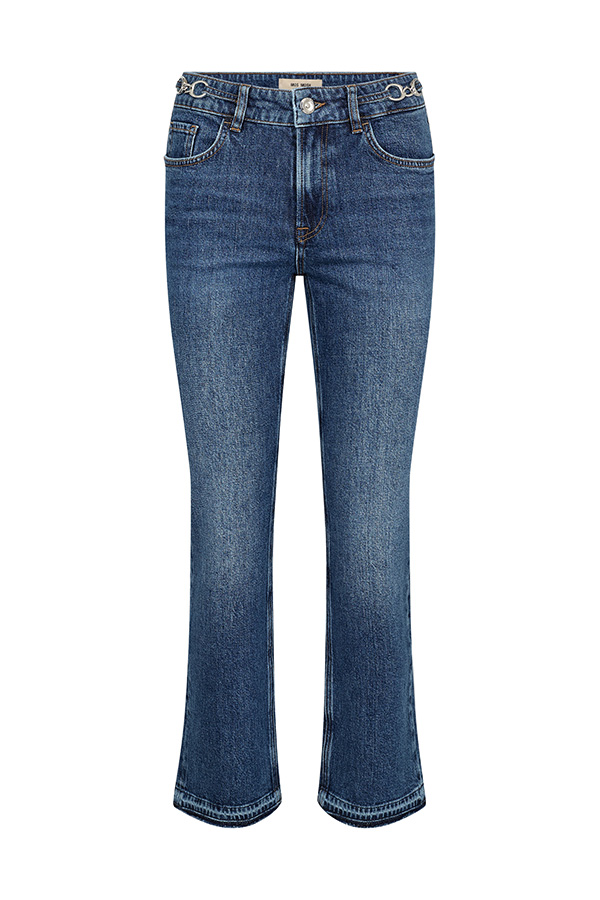 Mos Mosh - MMAshley Galleon Raw Jeans Blue Ankle
