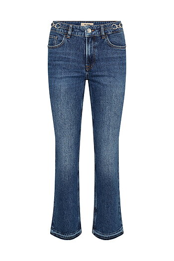 Mos Mosh - MMAshley Galleon Raw Jeans Blue Ankle