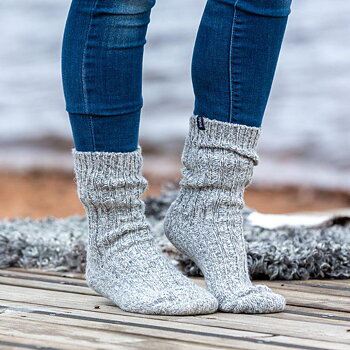 Raggsocka original- grå