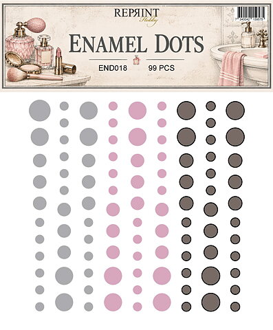 Adhesive Enamel Dots  Pretty little things Collection