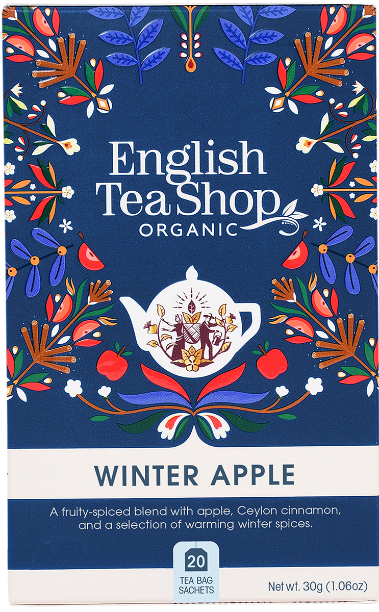 JULEN 2026 - English Tea Shop - Winter Apple Ekologisk Tepåsar