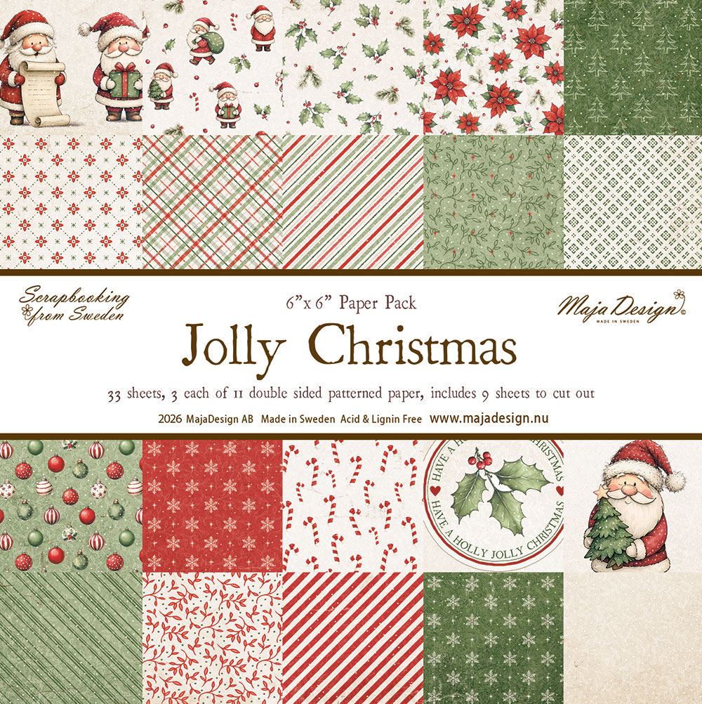 MAJA DESIGN -Jolly Christmas - 6x6" Paper pack