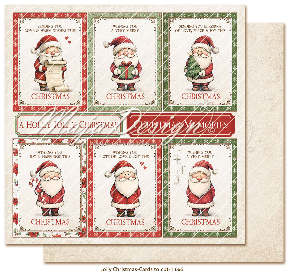 MAJA DESIGN -Jolly Christmas - 6x6" Paper pack - 11