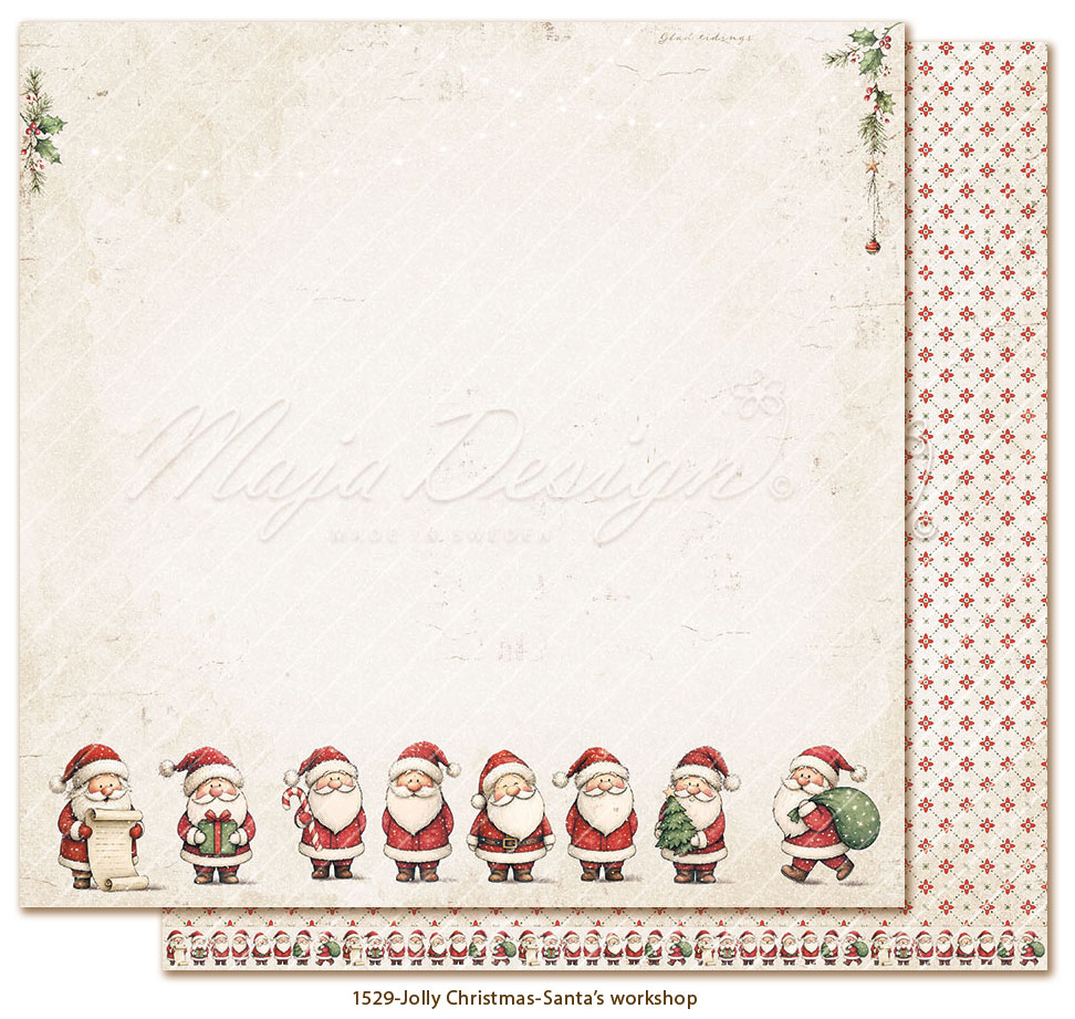 MAJA DESIGN -Jolly Christmas - 12x12" Collection pack - 3