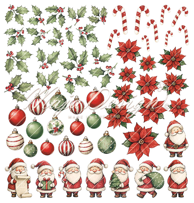 MAJA DESIGN -Jolly Christmas - 12x12" Collection pack - 2