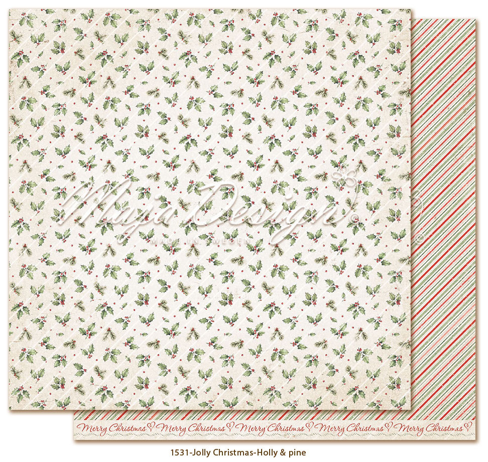 MAJA DESIGN -Jolly Christmas - 12x12" Collection pack - 5