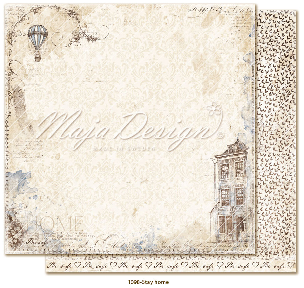 MAJA DESIGN-Miles Apart - 6x6" Paper pack - 17