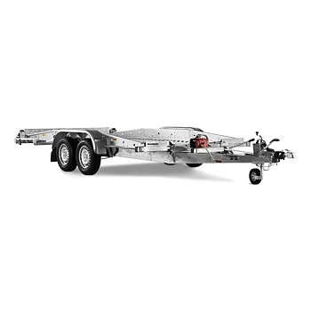 Hyr biltransportsläp, totalvikt 2500 kg, lastvikt 1870 kg
