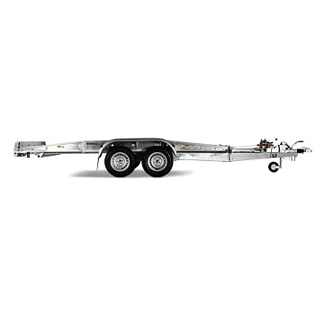 Hyr biltransportsläp, totalvikt 2500 kg, lastvikt 1870 kg