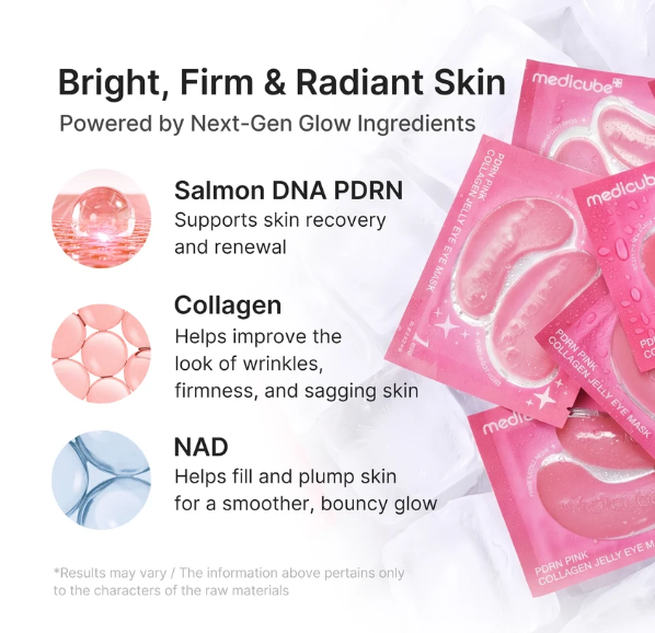 MEDICUBE - PDRN PINK COLLAGEN EYE MASK 1 STK - 3