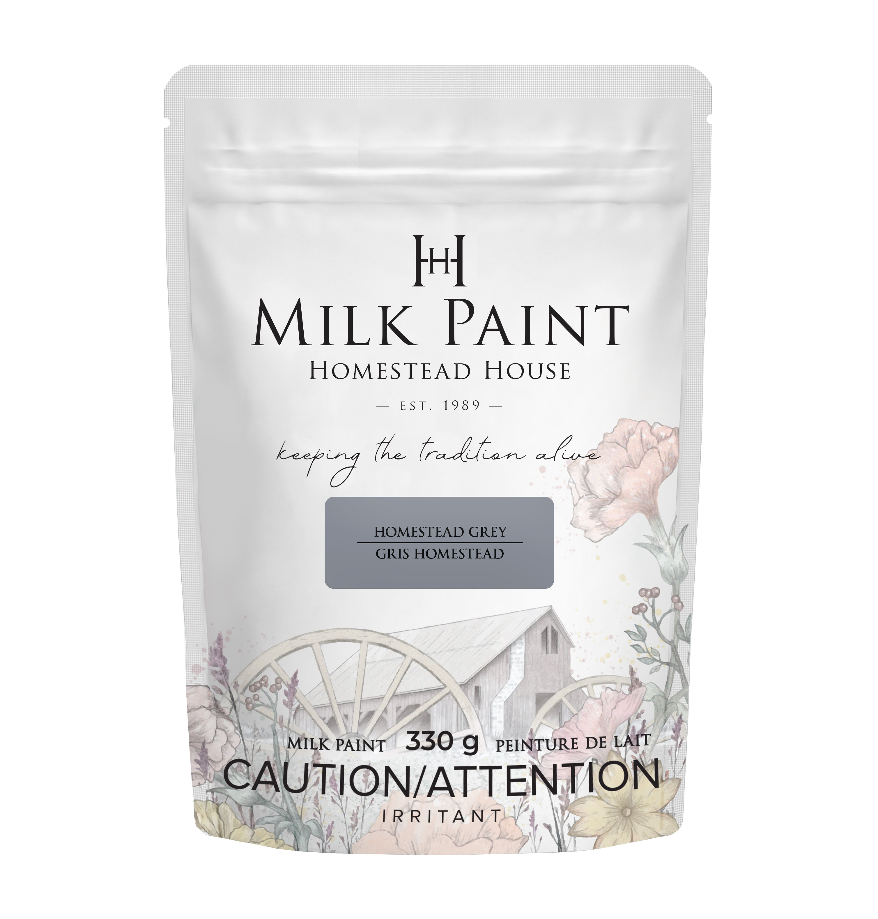 HH Milk Paint Homestead Grey 330 g  - 2