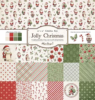 PÅ INGÅNG MD 1544 Jolly Christmas -FP 12x12 Collection pack 