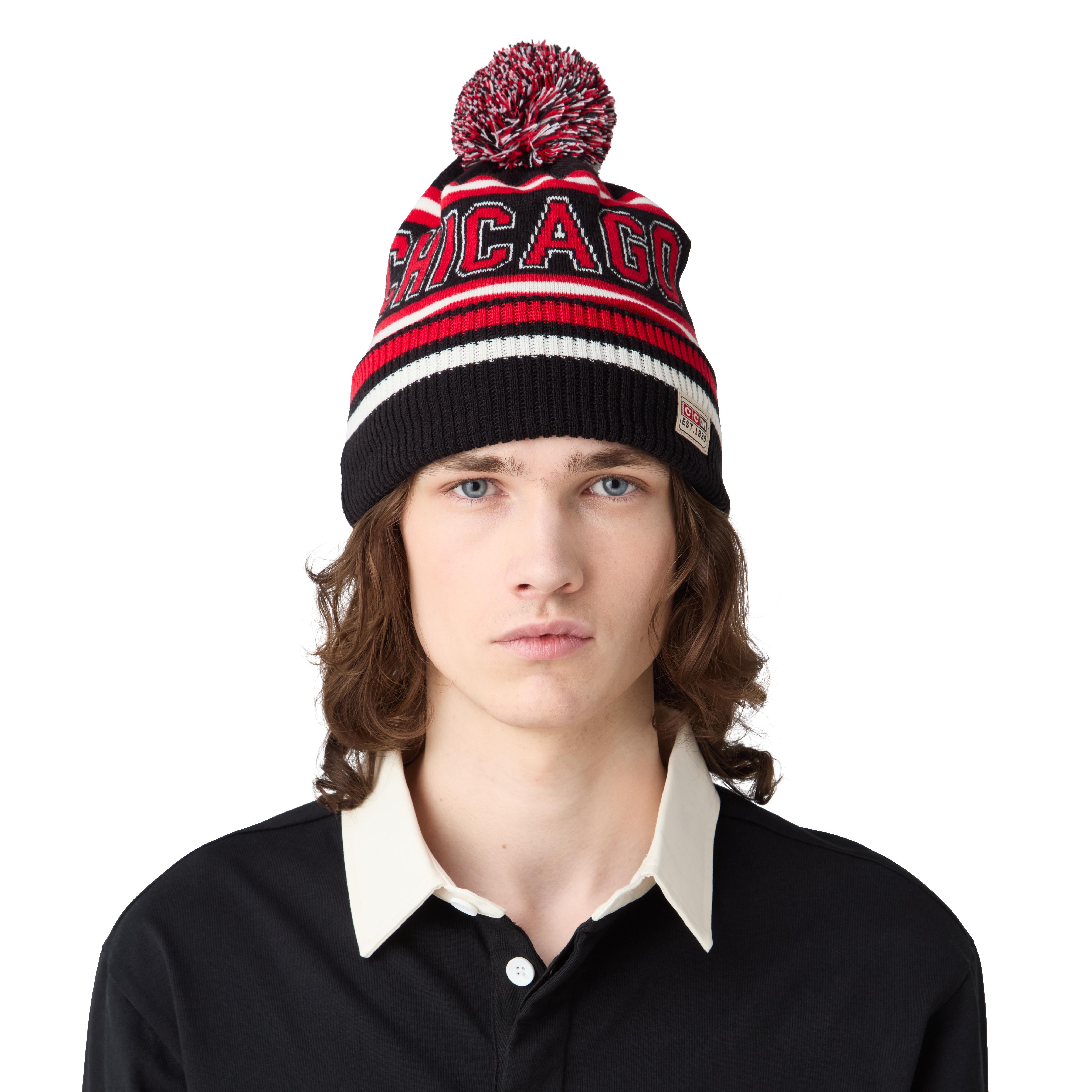 CCM Chicago Fleeced Pom Knit Sr Mössa