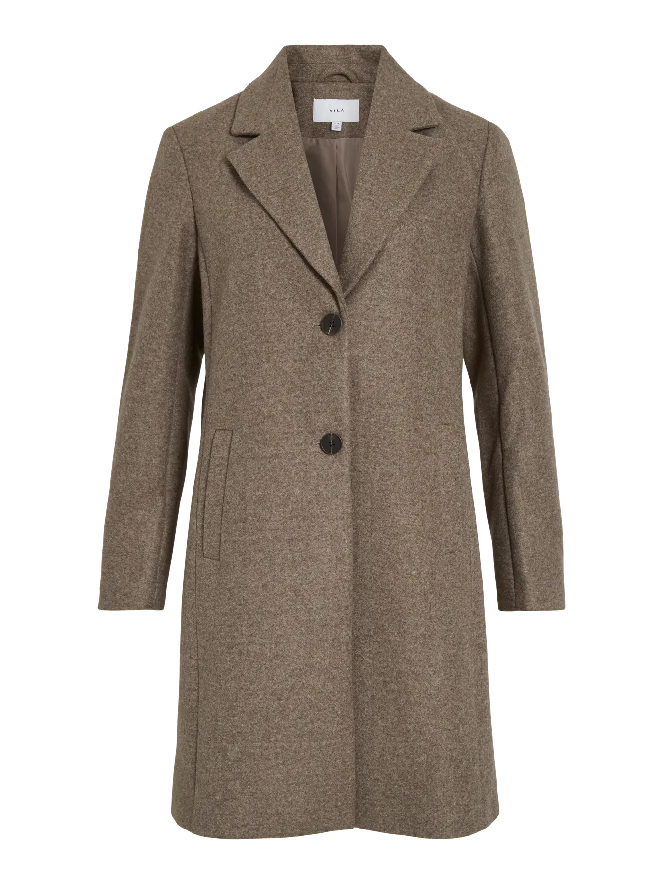 VILA VICLAUDIA BUTTON COAT W