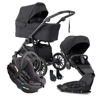 Emmaljunga Super Sonic - Black Edition - inkl BeSafe Go Beyond2 Babyskydd och bas - Black Friday Deal