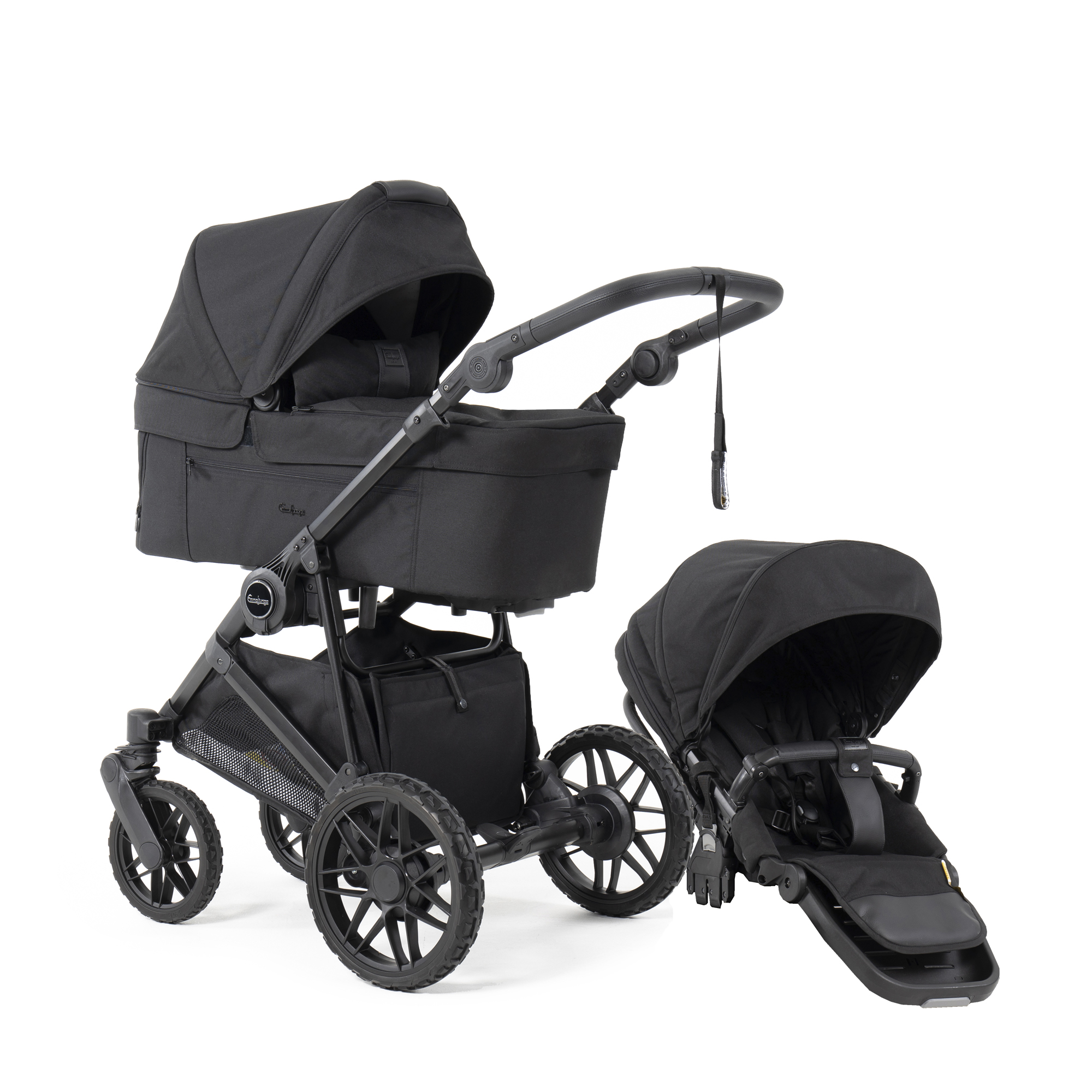 Emmaljunga Super Sonic - Black Edition - inkl BeSafe Go Beyond2 Babyskydd och bas - Black Friday Deal - 2