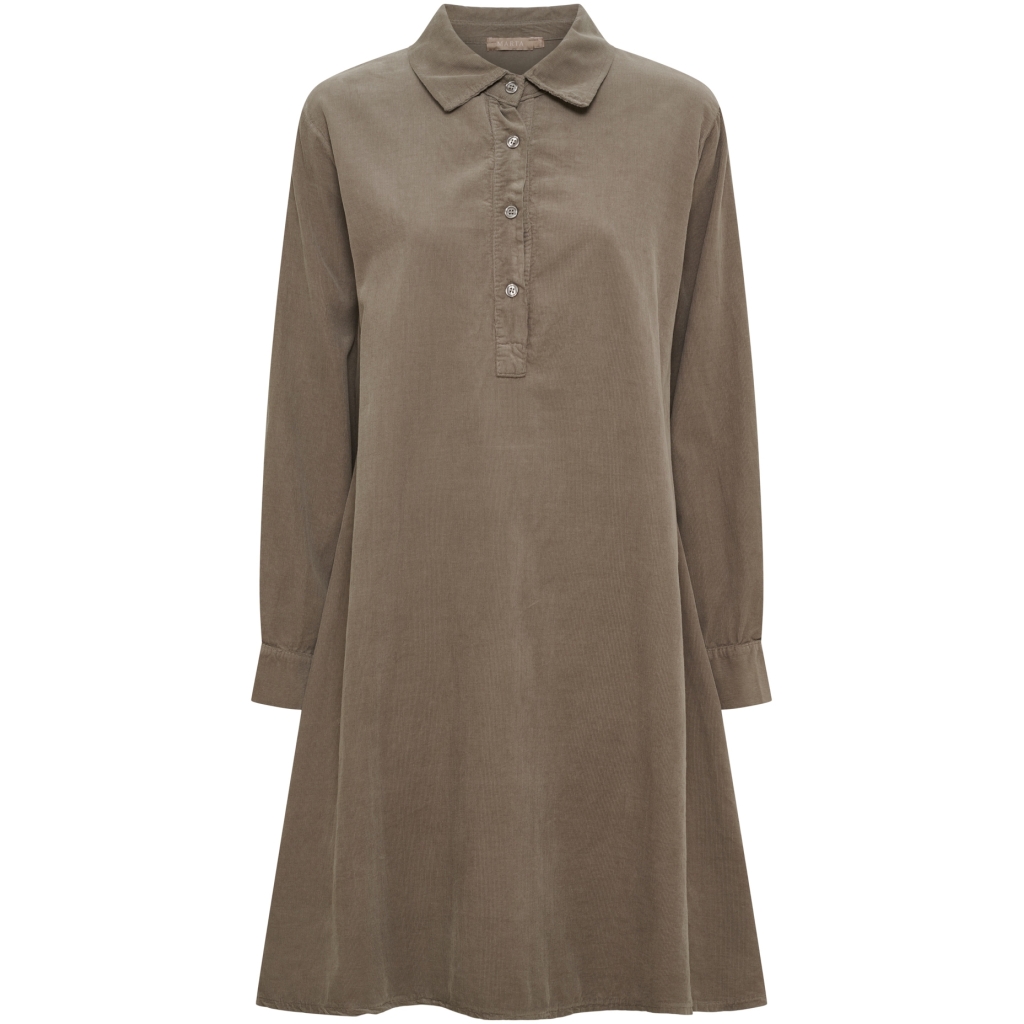 Umbria baby cord dress - Fango