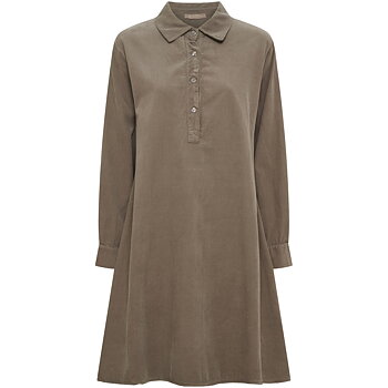 Umbria baby cord dress - Fango