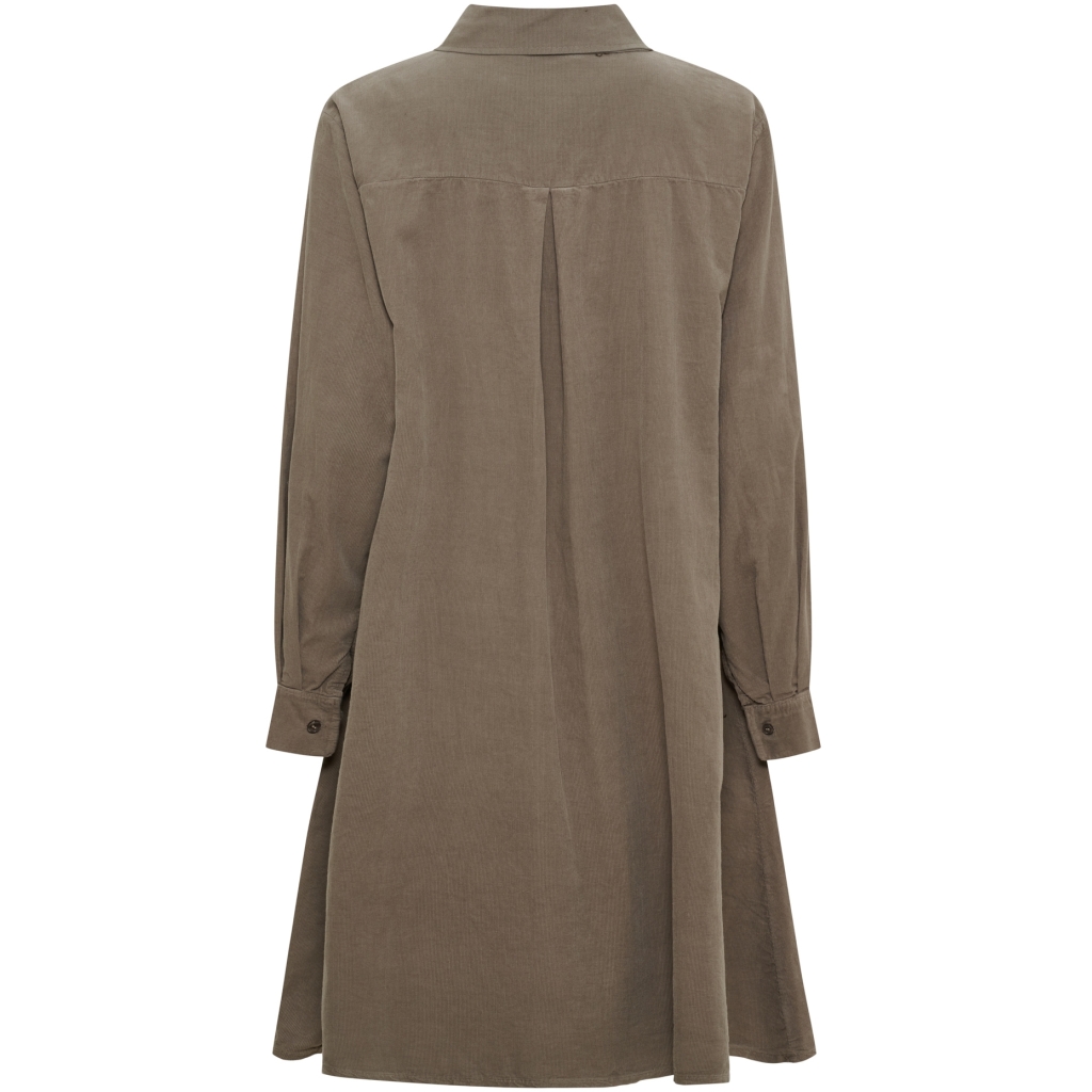 Umbria baby cord dress - Fango - 2