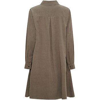 Umbria baby cord dress - Fango