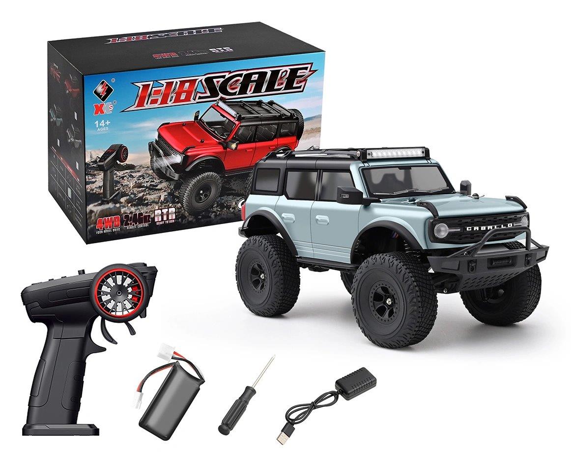 WL 184023 4WD Crawler 1/18 RTR Ljusblå - 3