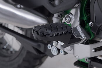 ION footrest kit Black. Kawasaki KLE500 / KLE500 SE (26-)