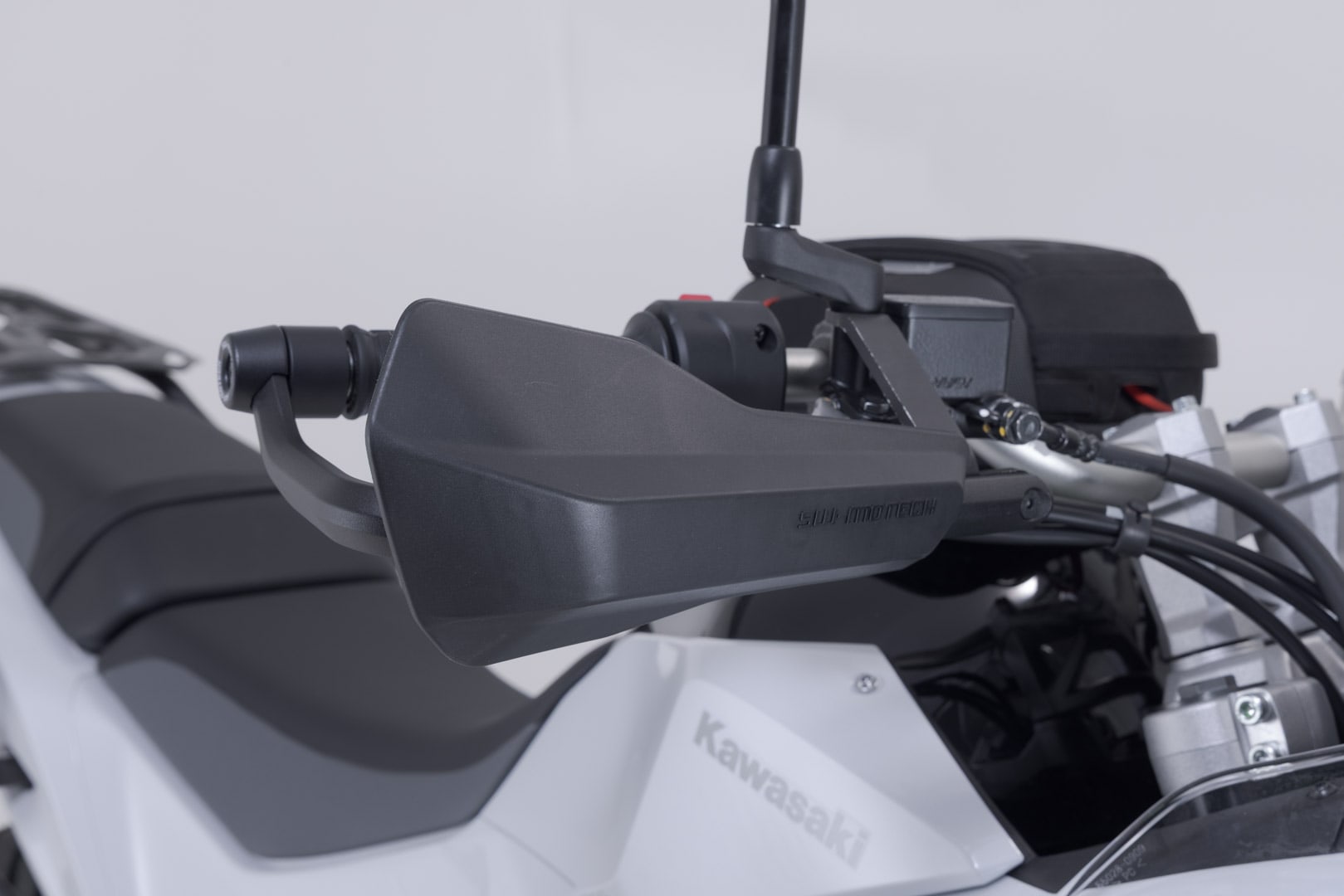 Sport handguard kit Black. Kawasaki KLE500 / KLE500 SE (26-).