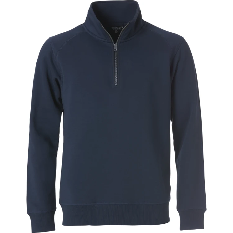 Sweatshirt med halfzip.  - 2