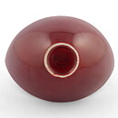 Carl-Harry Stålhane (California 1952) Red/Gray Oval Bowl 15/7 cm