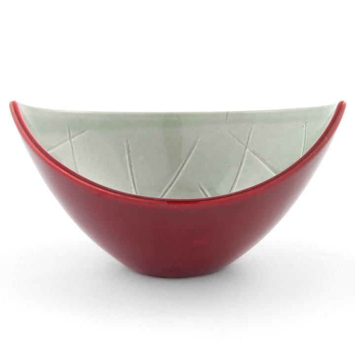 カールハリー・スタルハーネ  Californiaシリーズ  非対称の葉型のボウル Bowl  (15/7cm)  1952年