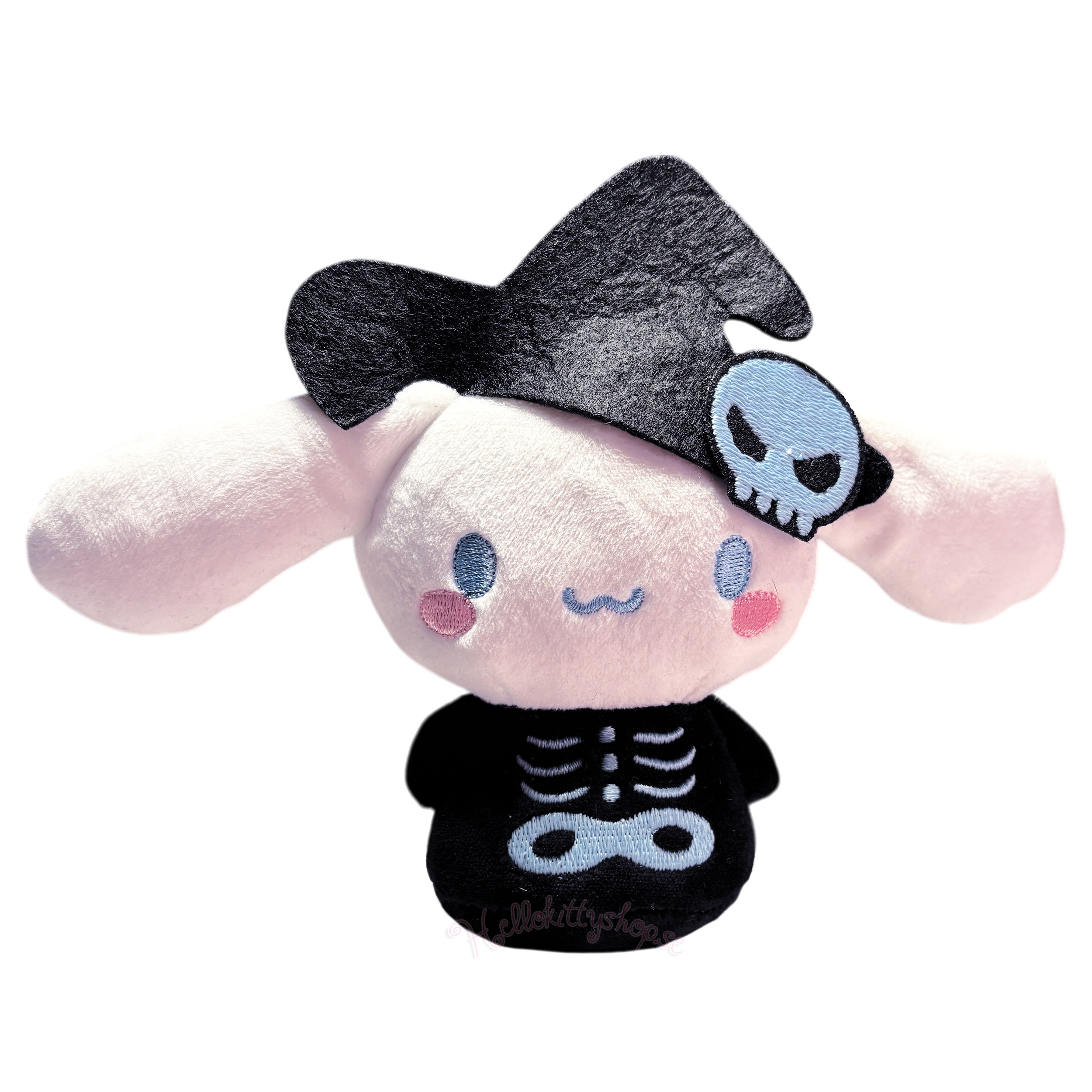 Cinnamoroll Halloween Gosedjur med Ljud & Självlysande Skelett 13 cm - 4