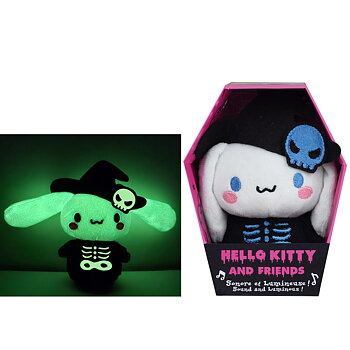 Cinnamoroll Halloween Gosedjur med Ljud & Självlysande Skelett 13 cm