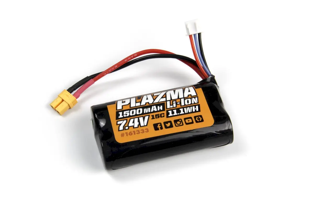 HPI HP161333 Plazma 7.4V 1500mAh 15C Li-Ion Batteri